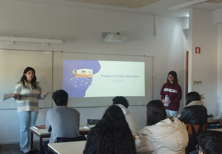 Alunos sensibilizam colegas para o Dia Mundial do Sono